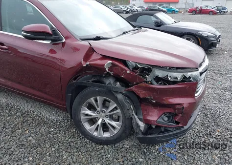 2015 Toyota Highlander Le/Le Plus from USA, damaged, VIN 5TDBKRFH8FS087947